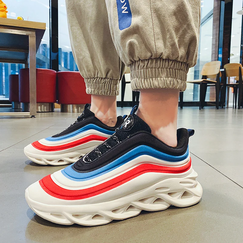 Fashion Men's Gym Shoes Breathable Non-slip Running Shoes Knife Jogging Sneakers Comfortable Casual Sport Shoes
Fashion Men's Gym Shoes Breathable Non-slip Running Shoes Knife Jogging Sneakers Comfortable Casual Sport Shoes