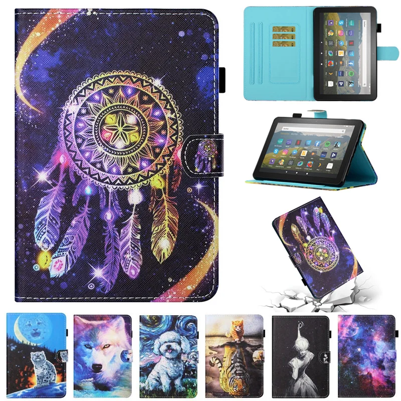 Cute Painted Tablet Cover For Fire HD 10 Plus Case PU Leather Smart Cover For Amazon Fire HD 10 2021 Case Coque Funda 11th Gen
Cute Painted Tablet Cover For Fire HD 10 Plus Case PU Leather Smart Cover For Amazon Fire HD 10 2021 Case Coque Funda 11th Gen