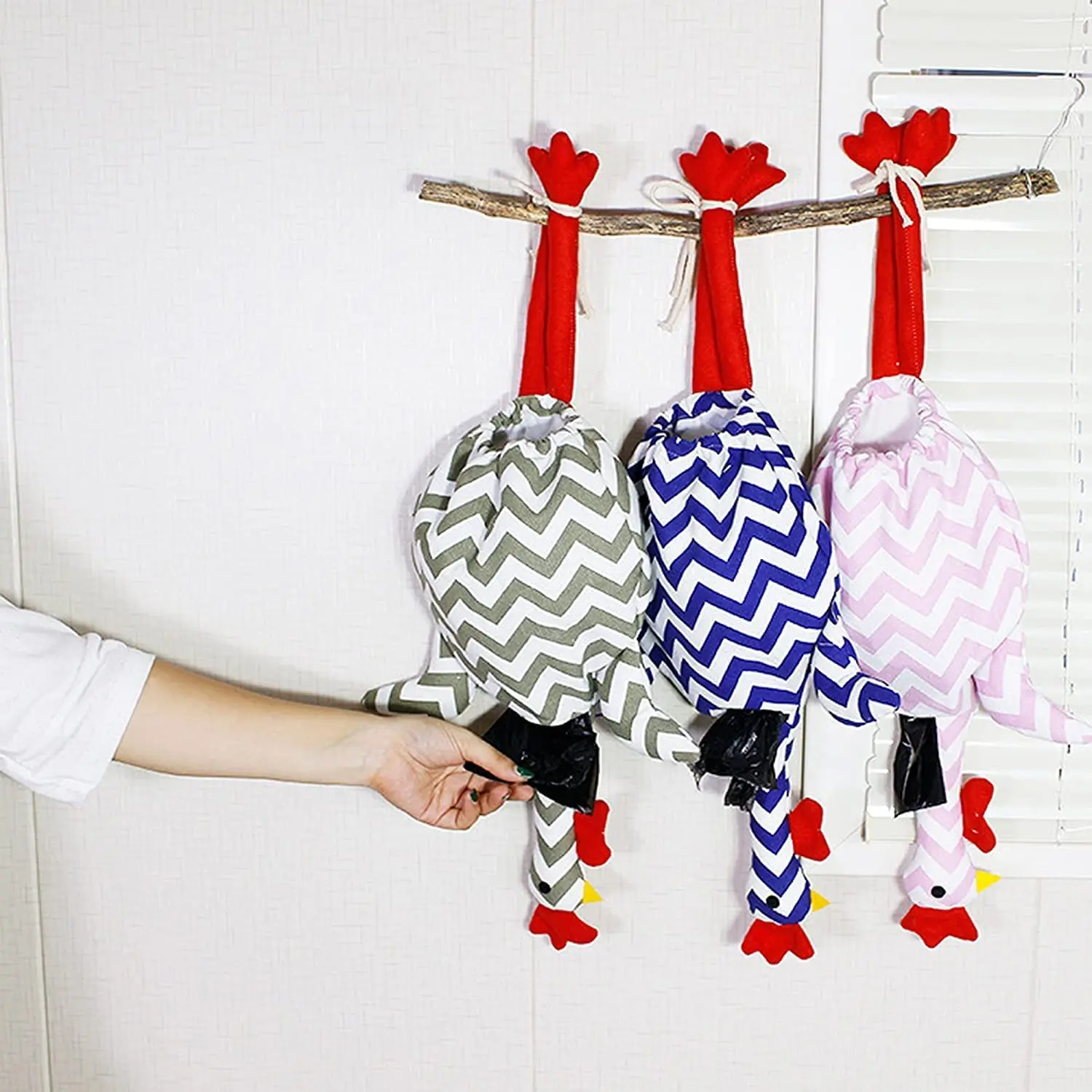 Chicken Shape Grocery Storage Bag Holder Dispenser New Cute Fun Canvas Handbag Wall Hanging Sundry Recycling Sorting Bag
Chicken Shape Grocery Storage Bag Holder Dispenser New Cute Fun Canvas Handbag Wall Hanging Sundry Recycling Sorting Bag