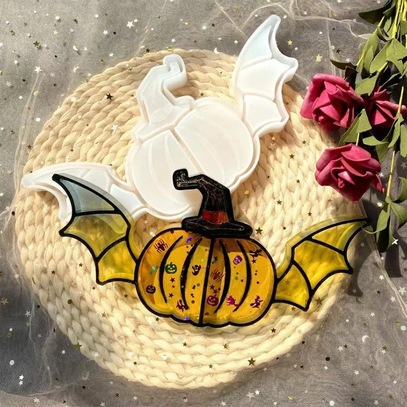 Bat Box Epoxy Resin Mold Halloween Storage Tray Silicone Mould DIY Crafts Jewelry Cosmetic Trinket Holder Casting Tool
Bat Box Epoxy Resin Mold Halloween Storage Tray Silicone Mould DIY Crafts Jewelry Cosmetic Trinket Holder Casting Tool