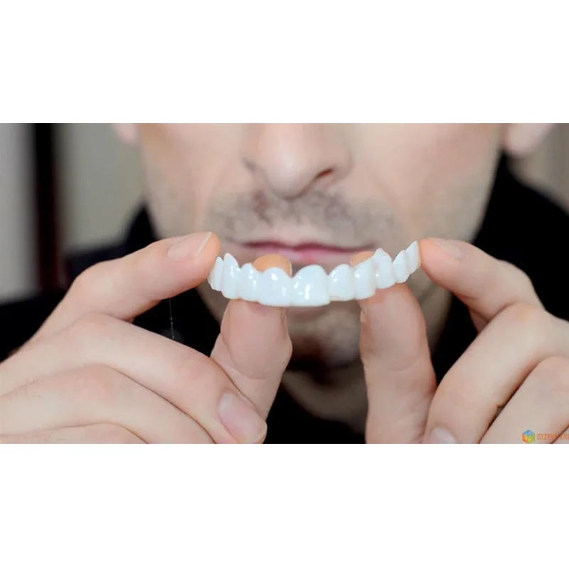 Мягкая силиконовая гелевая накладка на верхнюю часть полости рта накладные зубы