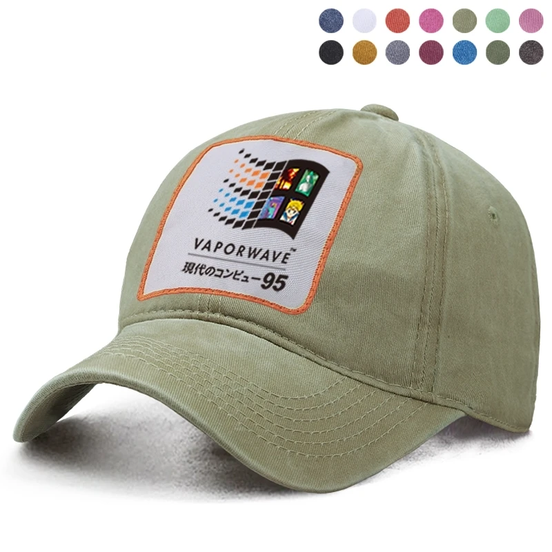 Vaporwave Japanese Aesthetic Anime Baseball Cap Woman Man Brand Visor Hat Dad Trucker Solid Snapback Casquette Low Profile Caps
Vaporwave Japanese Aesthetic Anime Baseball Cap Woman Man Brand Visor Hat Dad Trucker Solid Snapback Casquette Low Profile Caps