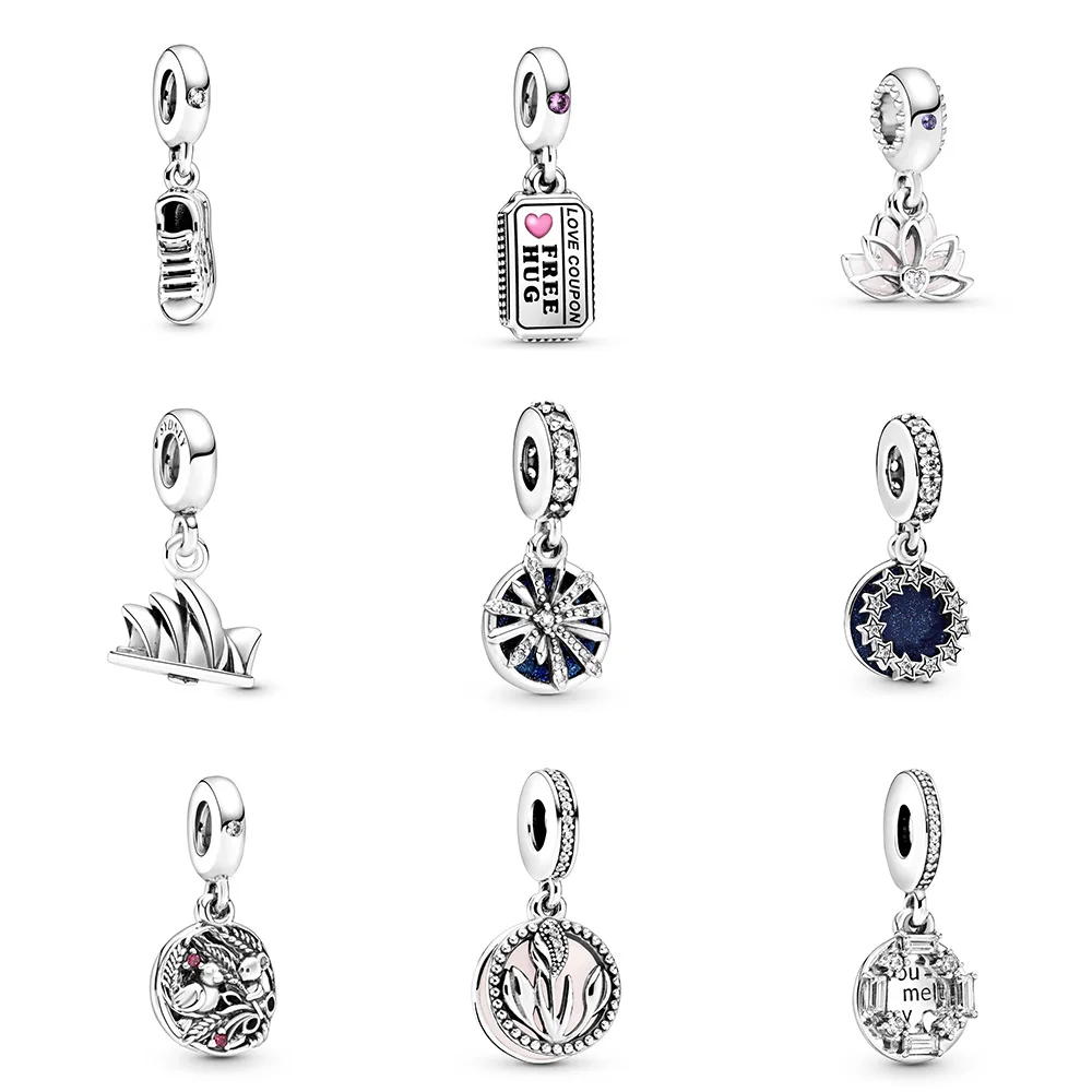 Original 925 Sterling Silver Beads Charm Sydney Theatre Shoes Lotus For Women Diy Pandora Charm Bracelet Necklace
Original 925 Sterling Silver Beads Charm Sydney Theatre Shoes Lotus For Women Diy Pandora Charm Bracelet Necklace