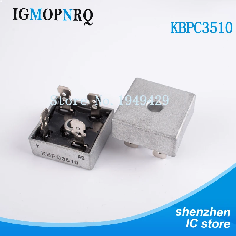 2 шт./лот KBPC3510 35A 1000V DIP диодный мостовой выпрямитель|Выпрямители| |