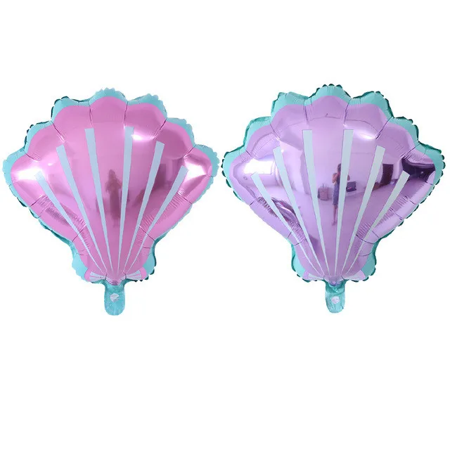 50pcs New Pink purple baby shower girl wedding air balloons hawaii shell foil balloons Mermaid birthday party decoration sea Toy
50pcs New Pink purple baby shower girl wedding air balloons hawaii shell foil balloons Mermaid birthday party decoration sea Toy