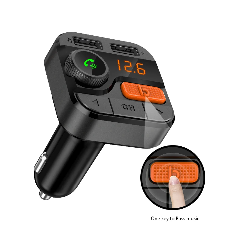 BT82D Bluetooth V5.0 Car Kit MP3 Player FM Radio Bluetooth Handsfree Car Kit Wireless FM Transmitter Modulator with USB Charge
BT82D Bluetooth V5.0 Car Kit MP3 Player FM Radio Bluetooth Handsfree Car Kit Wireless FM Transmitter Modulator with USB Charge