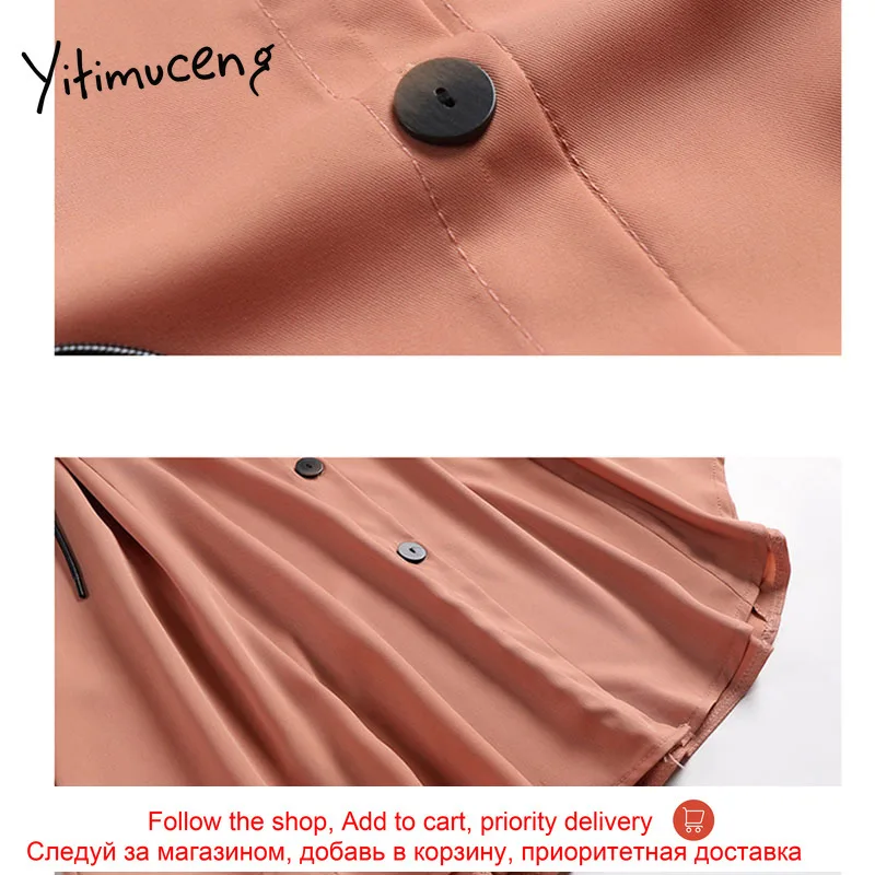 Yitimuceng Sashes Button Sweet Dresses Women A-Line Solid Spring 2021 Single Breasted Long Sleeve High Waist Clothes Office Lady
Yitimuceng Sashes Button Sweet Dresses Women A-Line Solid Spring 2021 Single Breasted Long Sleeve High Waist Clothes Office Lady