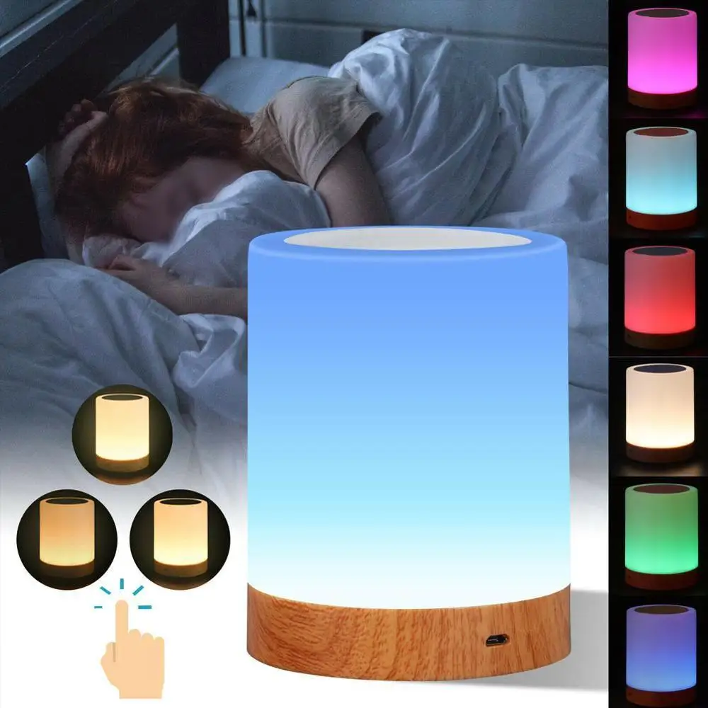 Dimmable LED Colorful Creative Wood Grain Rechargeable Atmosphere Table Lamp Night Lamp Light Pat Light Bedside E4S8
Dimmable LED Colorful Creative Wood Grain Rechargeable Atmosphere Table Lamp Night Lamp Light Pat Light Bedside E4S8