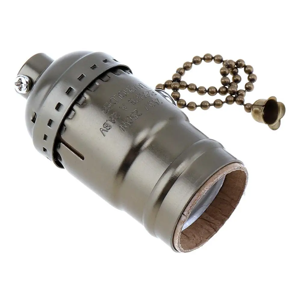 E27 110-250V lamp Socket Edison Vintage Retro Pendant Lamp Bases Holder Light Bulb with Screw Pendant for E27 Screw Bulbs
E27 110-250V lamp Socket Edison Vintage Retro Pendant Lamp Bases Holder Light Bulb with Screw Pendant for E27 Screw Bulbs