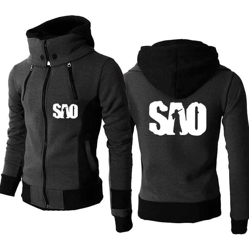2021 New Hot sale SAO Sword Art Online Printing Warm Men jacket coat Autumn Winter Business Casual style jackets tops
2021 New Hot sale SAO Sword Art Online Printing Warm Men jacket coat Autumn Winter Business Casual style jackets tops