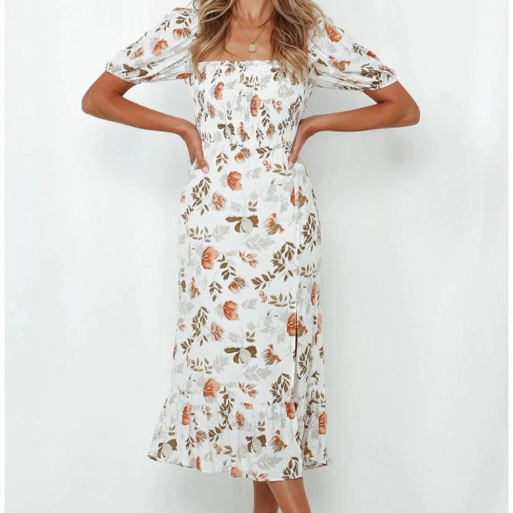 Traf Za Summer temperament white printed square collar slim bohemian dress vestidos mujer verano 2021 robe femme été y2k zaraing
Traf Za Summer temperament white printed square collar slim bohemian dress vestidos mujer verano 2021 robe femme été y2k zaraing