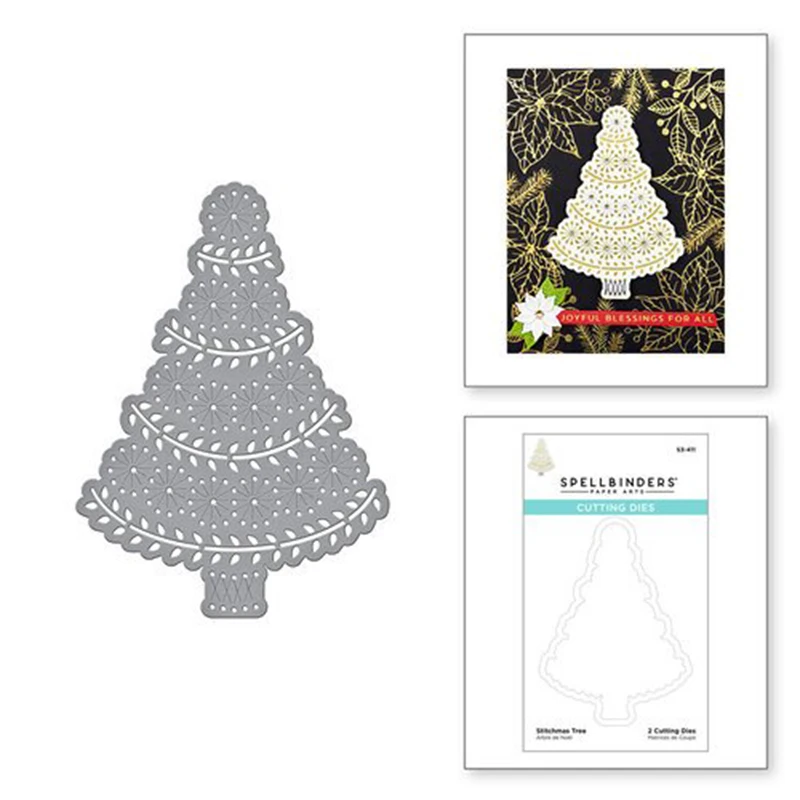 Christmas Tree - Etched Dies - 2021 New Metal Cutting Dies Scrapbook Diary Decoration Embossing Template DIY Card Handmades
Christmas Tree - Etched Dies - 2021 New Metal Cutting Dies Scrapbook Diary Decoration Embossing Template DIY Card Handmades