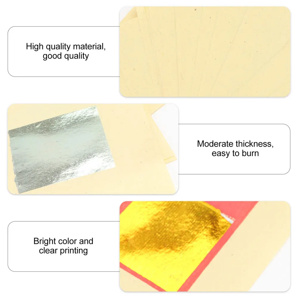 1 Bundle of Bless Money Gold and Silver Foil Money for Ancestral Worship(Yellow)
1 Bundle of Bless Money Gold and Silver Foil Money for Ancestral Worship(Yellow)