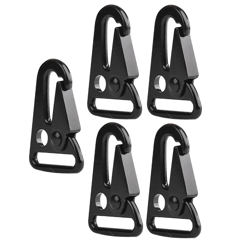 5 Pieces Clips Hooks for Paracord Sling Outdoors Bag Backpack Attacment Accessories - Black
5 Pieces Clips Hooks for Paracord Sling Outdoors Bag Backpack Attacment Accessories - Black