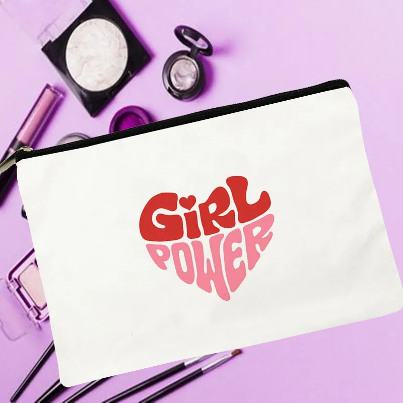 Women red girl power Printed Make up bag Fashion Women Cosmetics Organizer Bag for Travel Colorful Storage Bag for Lady Bag
Women red girl power Printed Make up bag Fashion Women Cosmetics Organizer Bag for Travel Colorful Storage Bag for Lady Bag