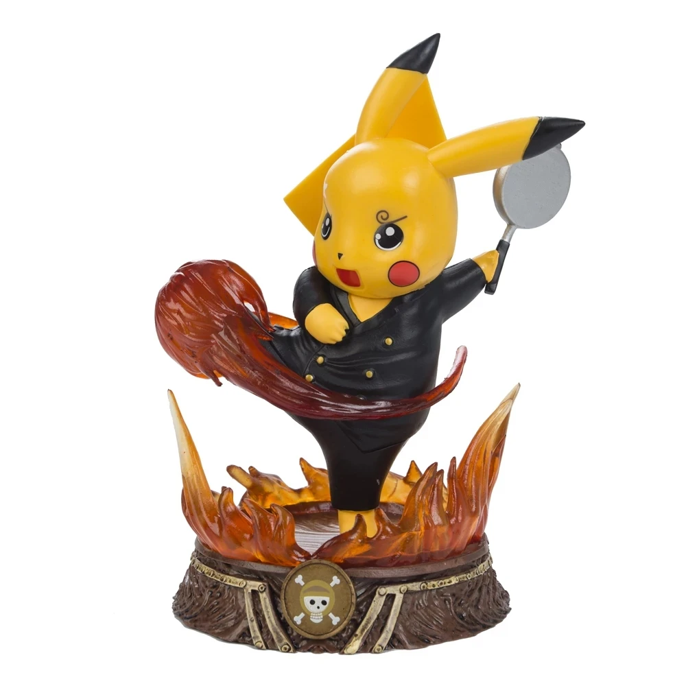 19cm Pokemon Pocket Monster Pikachu COS One Piece Monkey D. Luffy Roronoa Zoro Sanji Anime Figures Dolls Model Character Toys 
19cm Pokemon Pocket Monster Pikachu COS One Piece Monkey D. Luffy Roronoa Zoro Sanji Anime Figures Dolls Model Character Toys