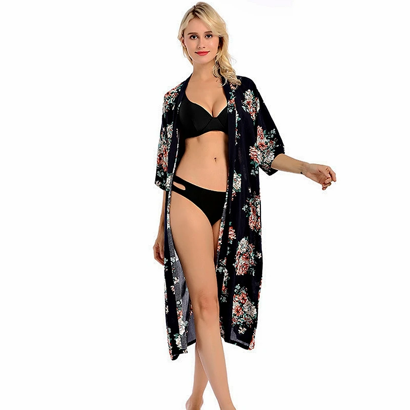 Women's Sexy Kimono Robe Bathrobe Cotton Printed Pajamas Women's Long Section Nightgown Simple Loose Home Clothing Bath Robe
Women's Sexy Kimono Robe Bathrobe Cotton Printed Pajamas Women's Long Section Nightgown Simple Loose Home Clothing Bath Robe