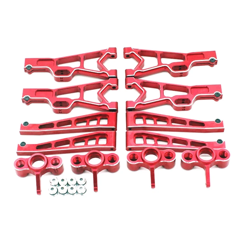 12Pcs Metal Suspension Arm Steering Knuckle Set For JLB Racing CHEETAH 11101 21101 J3 Speed 1/10 RC Car Upgrade Parts
12Pcs Metal Suspension Arm Steering Knuckle Set For JLB Racing CHEETAH 11101 21101 J3 Speed 1/10 RC Car Upgrade Parts