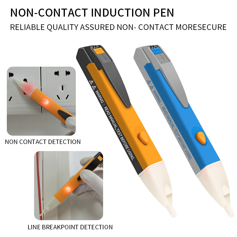 Electricity Test Pencil Digital 90V-1000V AC Voltage Detector Non-Contact Tester Pen Tester Meter Volt Electricity Tester Pen
Electricity Test Pencil Digital 90V-1000V AC Voltage Detector Non-Contact Tester Pen Tester Meter Volt Electricity Tester Pen