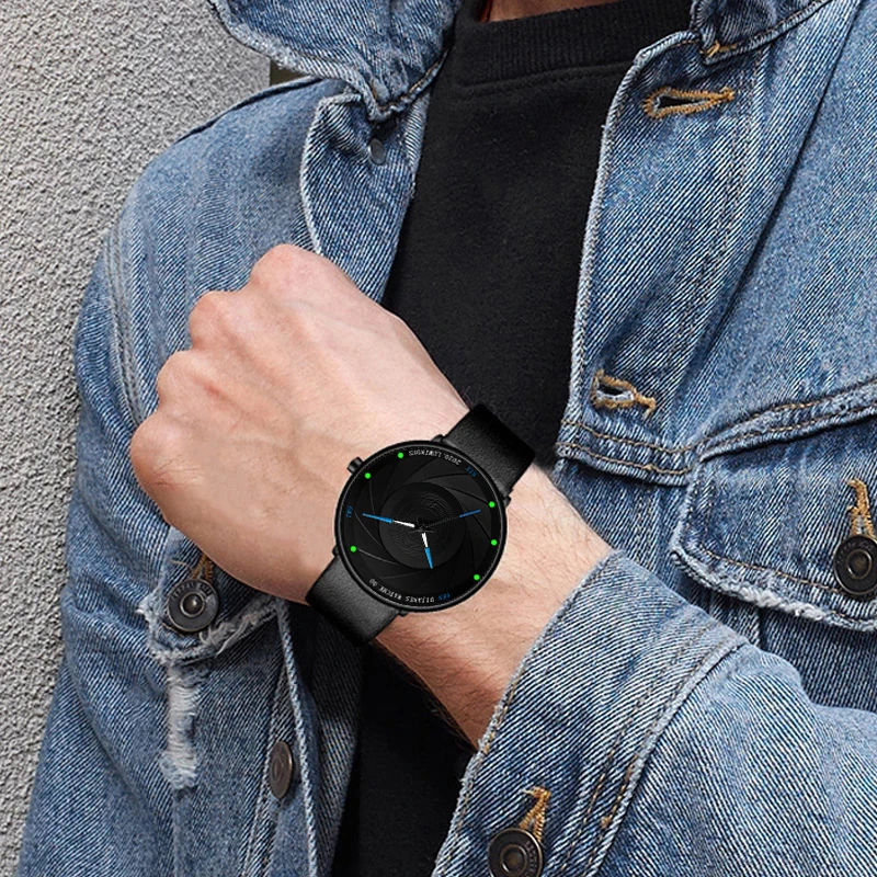 Fashion Mens Minimalism Watches Men Creative Luminous Quartz Wrist Watch Analog Leather Strap Simple Male Watch Reloj Hombre
Fashion Mens Minimalism Watches Men Creative Luminous Quartz Wrist Watch Analog Leather Strap Simple Male Watch Reloj Hombre