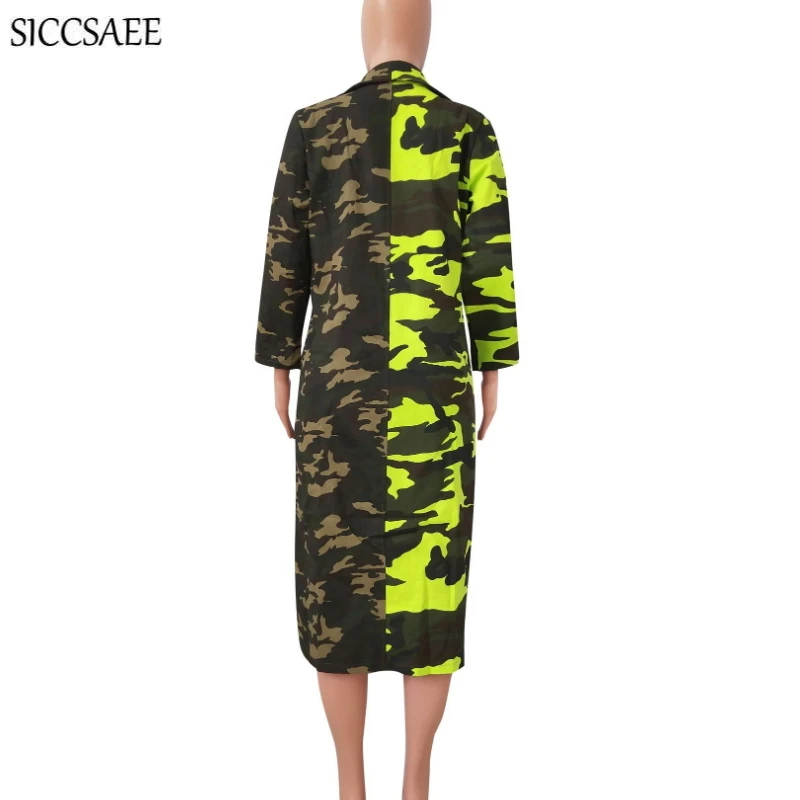 2019 Autumn Overcoat Camouflage Printed Denim Trench Coat For Women Jeans Casual Cardigan Manteau Femme Ladies Cloak Patchwork
2019 Autumn Overcoat Camouflage Printed Denim Trench Coat For Women Jeans Casual Cardigan Manteau Femme Ladies Cloak Patchwork