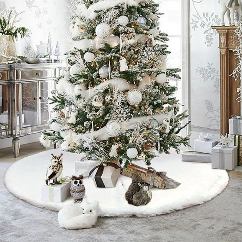 Christmas Plush Tree Skirt Solid Color Tree Skirt Long Hair Christmas Tree Skirt Base Cushion Cover with Christmas Decoration
Christmas Plush Tree Skirt Solid Color Tree Skirt Long Hair Christmas Tree Skirt Base Cushion Cover with Christmas Decoration