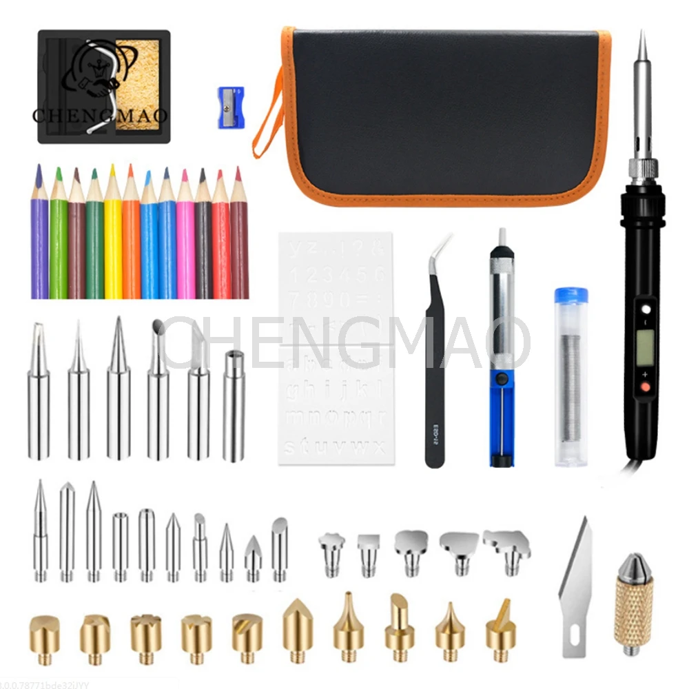 110V 60W Adjustable Temperature Electric Soldering Iron Kit+5pcs Tips Portable Welding Repair
110V 60W Adjustable Temperature Electric Soldering Iron Kit+5pcs Tips Portable Welding Repair