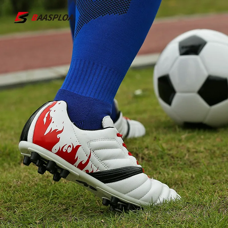 Baasploa 2021 New Arrival Men's Soccer Shoes Kids Football Boots Cleats Grass Youth Training Soccer Sport Shoes All Size 32-44
Baasploa 2021 New Arrival Men's Soccer Shoes Kids Football Boots Cleats Grass Youth Training Soccer Sport Shoes All Size 32-44