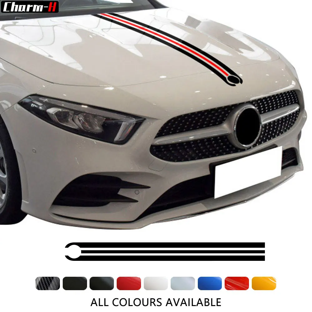 Bonnet Stripes Hood Decal Engine Cover Stickers for Mercedes Benz A C GLA GLC CLA 45 AMG W176 C117 W204 W205 W203 C63 W212 W211
Bonnet Stripes Hood Decal Engine Cover Stickers for Mercedes Benz A C GLA GLC CLA 45 AMG W176 C117 W204 W205 W203 C63 W212 W211