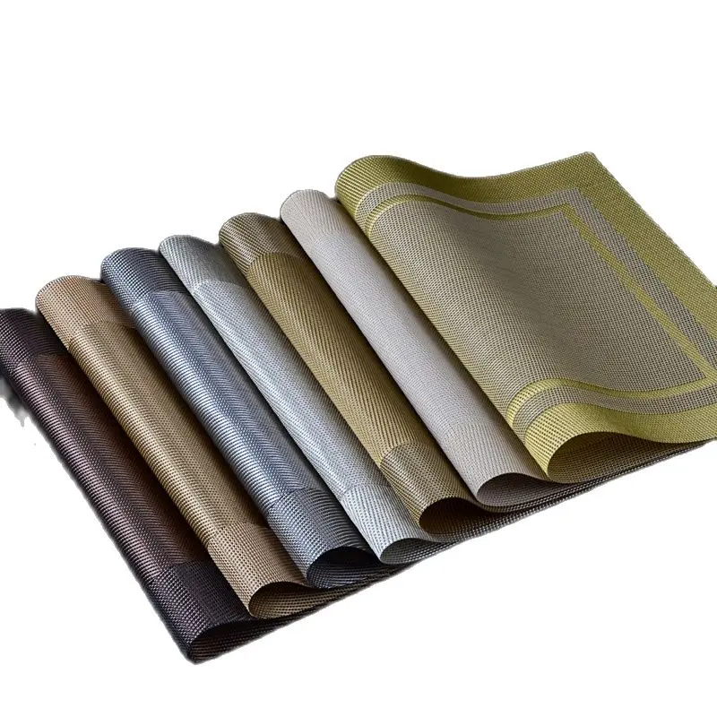 1PCS New Table Mat PVC Placemat Hotel Coaster Cup Pad Decorative Bowls Plates Mat Silver Gold Placemats For Table Coasters E040
1PCS New Table Mat PVC Placemat Hotel Coaster Cup Pad Decorative Bowls Plates Mat Silver Gold Placemats For Table Coasters E040