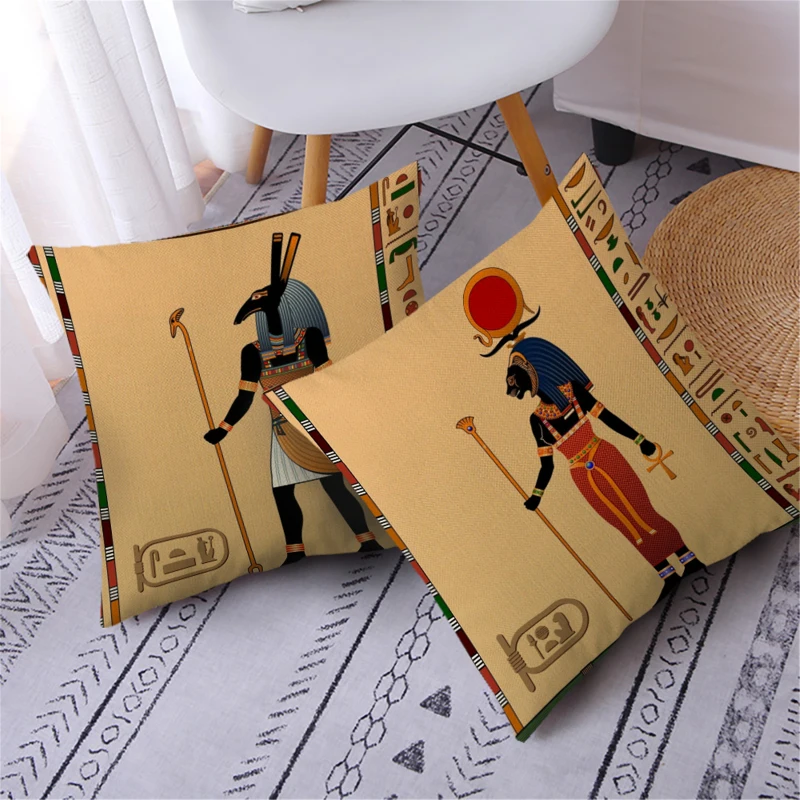 Ancient Egypt Religion Style Cushions Cover Decorative Cushions Vintage Retro Pillowcase for Pillows Sofa Home Decor
Ancient Egypt Religion Style Cushions Cover Decorative Cushions Vintage Retro Pillowcase for Pillows Sofa Home Decor