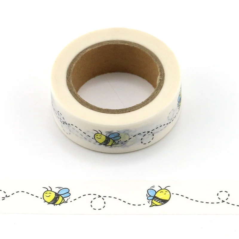 10M Cute Decorative Bees Print Washi Tape Insect DIY Scrapbooking Sticker Label Japanese Masking tape School Office Supply
10M Cute Decorative Bees Print Washi Tape Insect DIY Scrapbooking Sticker Label Japanese Masking tape School Office Supply