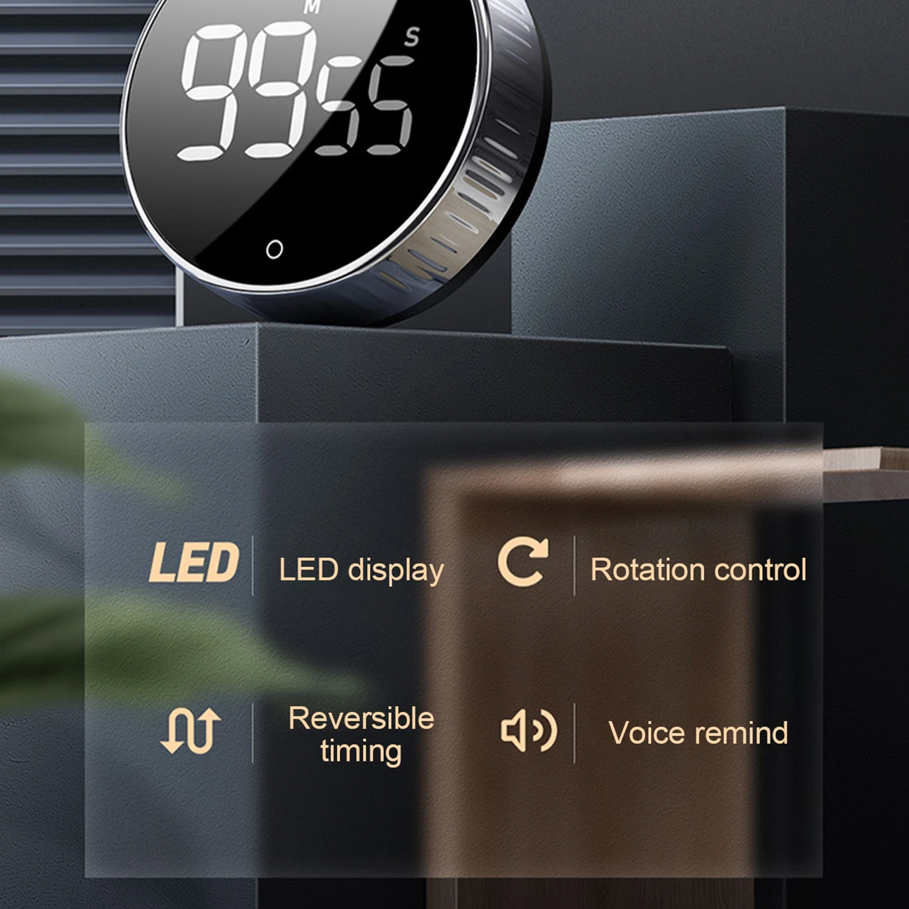 Multifunctional Timer Magnetic Digital Timer For Kitchen Cooking Shower Study Stopwatch LED Counter Alarm Clock Kitchen Timers
Multifunctional Timer Magnetic Digital Timer For Kitchen Cooking Shower Study Stopwatch LED Counter Alarm Clock Kitchen Timers
