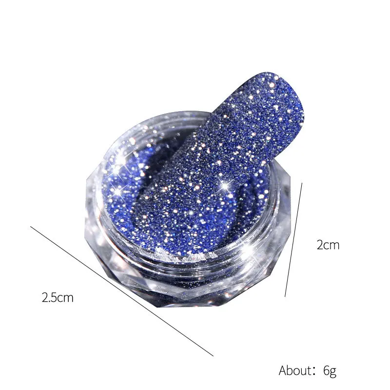 1Box DIY Sparkling Nail Powder Laser Silver Reflective Nail Glitter Dust Fine Shiny Pigment Holographic Nail Art Decorations
1Box DIY Sparkling Nail Powder Laser Silver Reflective Nail Glitter Dust Fine Shiny Pigment Holographic Nail Art Decorations
