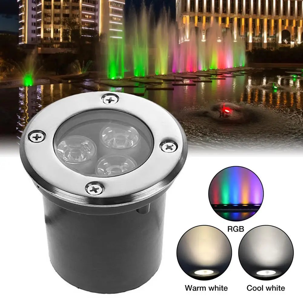 Светодиодный подводный светильник RGB водонепроницаемый антикоррозийный