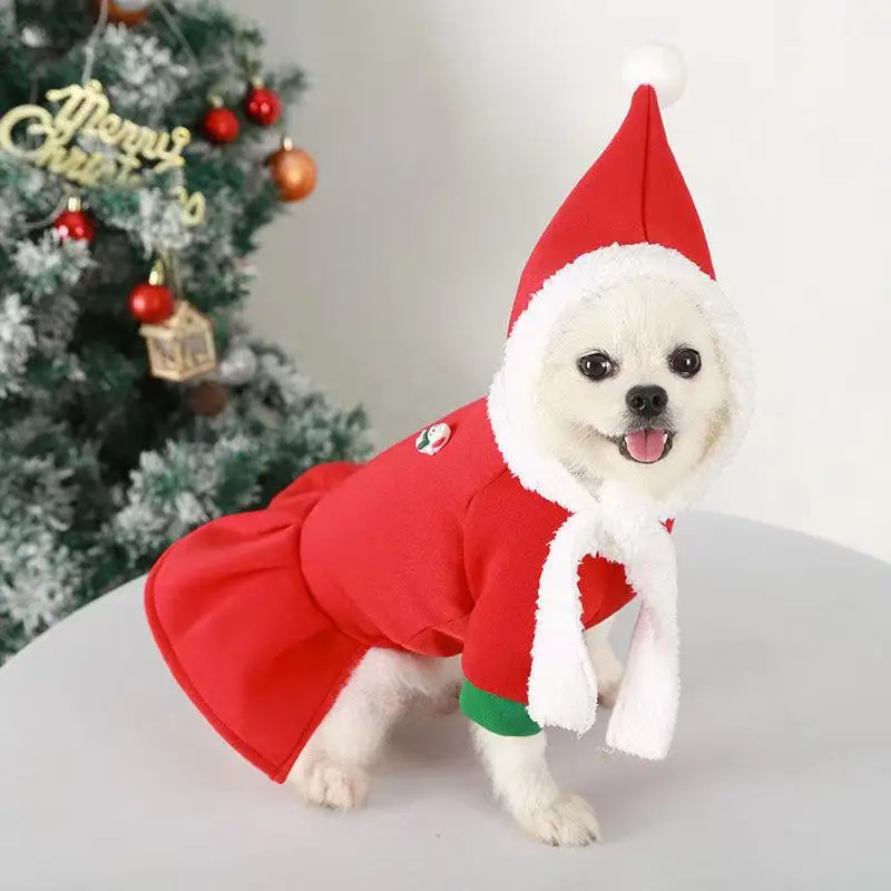 Christmas Dog Clothing Winter Pet Outfit Garment Xmas Dog Hoodies Girl Dog Dress Hat Puppy Yorkie Poodle Bichon Corgi Costumes S
Christmas Dog Clothing Winter Pet Outfit Garment Xmas Dog Hoodies Girl Dog Dress Hat Puppy Yorkie Poodle Bichon Corgi Costumes S