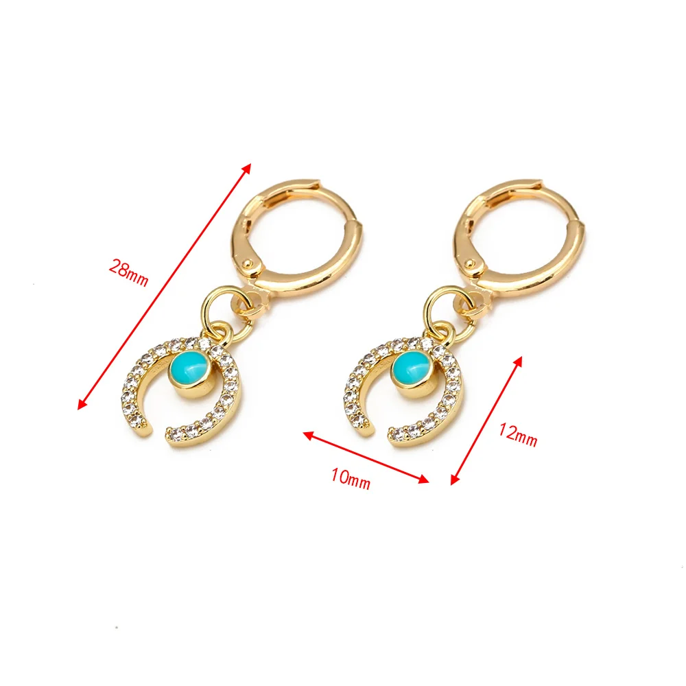 Lucky Eye Fatima Hand Turkish Evil Eye Tassel Dangle Drop Earrings Gold Color Blue Zircon Small Earrings for Women Girls BE48
Lucky Eye Fatima Hand Turkish Evil Eye Tassel Dangle Drop Earrings Gold Color Blue Zircon Small Earrings for Women Girls BE48