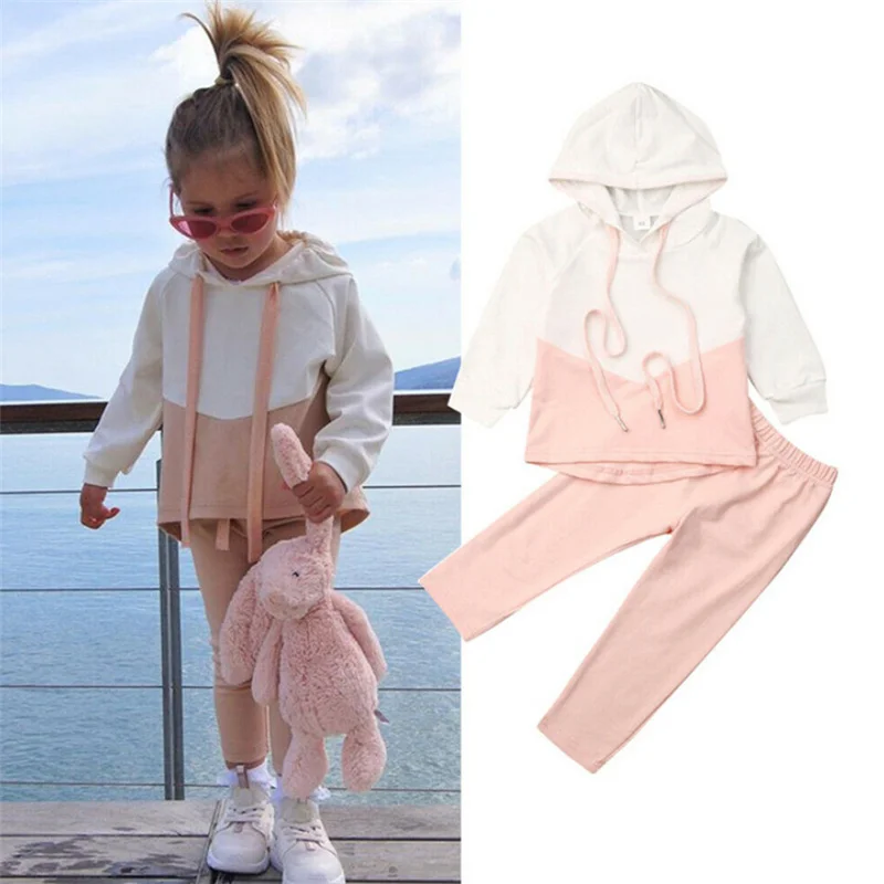 1-4 Years Toddler Kids Baby Girl Winter Clothes Sets Fashion Patchwork Tracksuit Hooded Shirt Top Pants Outfits Clothes 2pcs
1-4 Years Toddler Kids Baby Girl Winter Clothes Sets Fashion Patchwork Tracksuit Hooded Shirt Top Pants Outfits Clothes 2pcs
