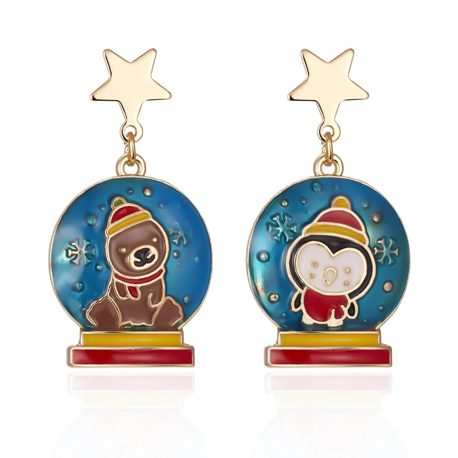 2021 European and American Fashion Minimalist Christmas Earrings Types A and B Asymmetric Ear Studs Christmas Earrings Factory
2021 European and American Fashion Minimalist Christmas Earrings Types A and B Asymmetric Ear Studs Christmas Earrings Factory