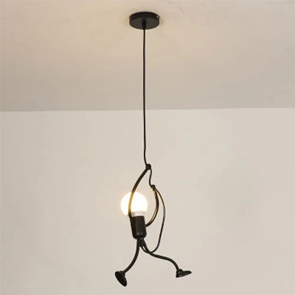 Iron Little Man Chandelier Cartoon Doll Chandelier Swing Villain Chandelier Led Ceiling Lamp Home Living Room Decoration
Iron Little Man Chandelier Cartoon Doll Chandelier Swing Villain Chandelier Led Ceiling Lamp Home Living Room Decoration
