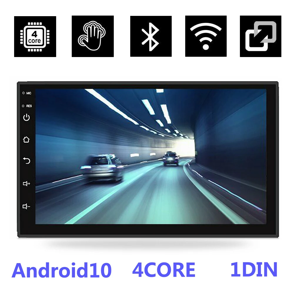 Автомобильный мультимедийный проигрыватель 1 DIN на Android 10 с четырехъядерным процессором и GPS-навигацией, Универсальное автомобильное радио 7 дюймов, Wi-Fi, Bluetooth, MP5
Автомобильный мультимедийный проигрыватель 1 DIN на Android 10 с четырехъядерным процессором и GPS-навигацией, Универсальное автомобильное радио 7 дюймов, Wi-Fi, Bluetooth, MP5
