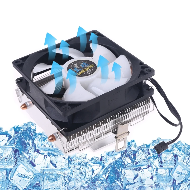 Бесшумный Кулер Для ЦПУ LGA/2011/115X/775, 3-контактный радиатор охлаждения ПК, 2 медные трубки, 5 цветов, светодиодный вентилятор охлаждения
Бесшумный Кулер Для ЦПУ LGA/2011/115X/775, 3-контактный радиатор охлаждения ПК, 2 медные трубки, 5 цветов, светодиодный вентилятор охлаждения