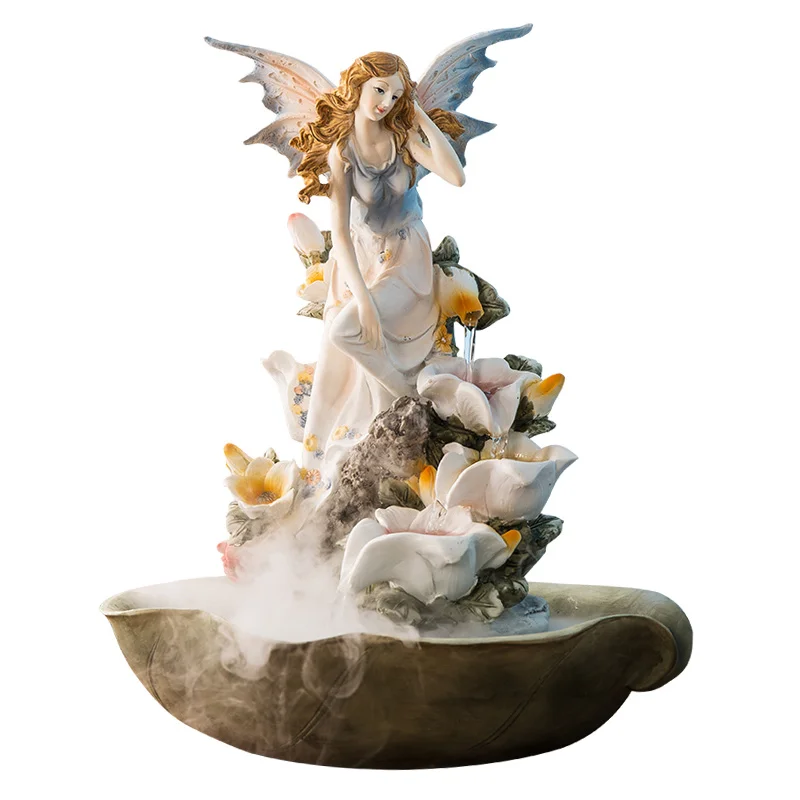 European Gifts Water Fountain Angel Resin Figurine For TV Cabinet Living Room Bedroom Study Home Decorations Housewarming Gifts
European Gifts Water Fountain Angel Resin Figurine For TV Cabinet Living Room Bedroom Study Home Decorations Housewarming Gifts