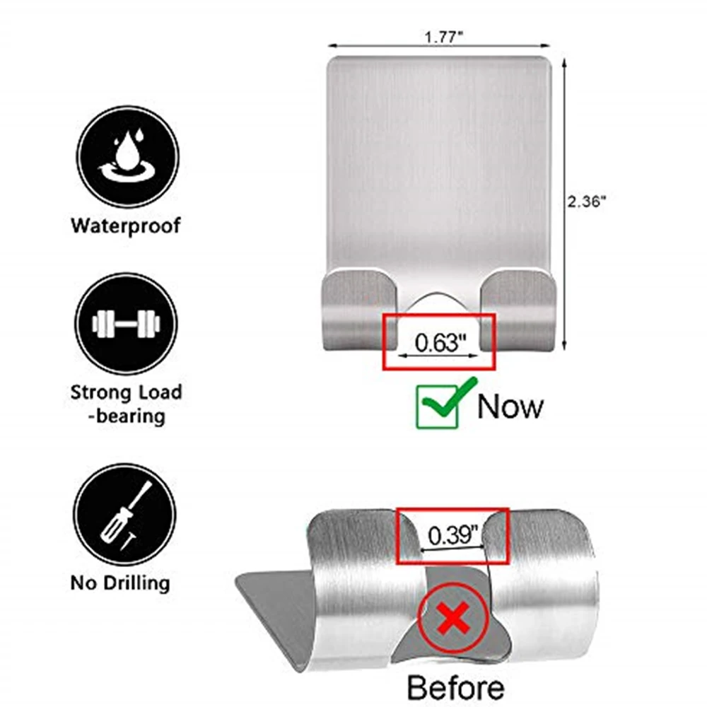 12pcs 304 Stainless Steel Razor Holder Men Shaving Shaver Razor Stand Shelf Shaving Razor Storage Rack Bathroom Hook Organizer
12pcs 304 Stainless Steel Razor Holder Men Shaving Shaver Razor Stand Shelf Shaving Razor Storage Rack Bathroom Hook Organizer