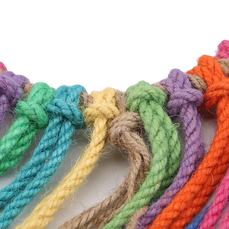 Funny Bird Toys Blocks Cotton Rope Chew Toys For Parrots Hanging Bridge String IQ Training Swing Colorful Parrot Toys
Funny Bird Toys Blocks Cotton Rope Chew Toys For Parrots Hanging Bridge String IQ Training Swing Colorful Parrot Toys