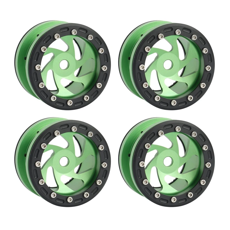 4Pcs Metal 2.2 Beadlock Wheel Rim Hub for 1/10 RC Crawler Car Axial SCX10 RR10 Wraith 90048 Traxxas TRX4 TRX6
4Pcs Metal 2.2 Beadlock Wheel Rim Hub for 1/10 RC Crawler Car Axial SCX10 RR10 Wraith 90048 Traxxas TRX4 TRX6