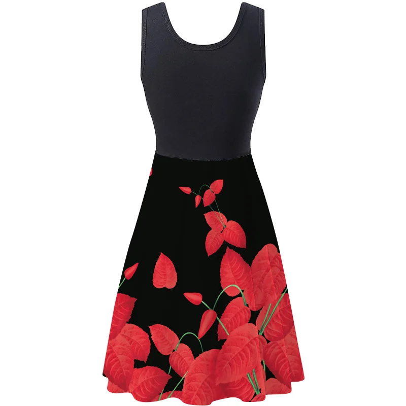 Women Floral Print Dress New 2021 Summer Sexy Boho Beach Dress Female Sleeveless Patchwork Casual Tank A-line Dress Vestidos
Women Floral Print Dress New 2021 Summer Sexy Boho Beach Dress Female Sleeveless Patchwork Casual Tank A-line Dress Vestidos