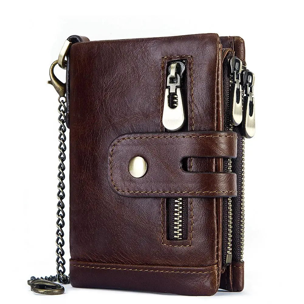 Mens Genuine Leather Card&ID Case Pocket Holders Anti-theft Wallet Female Hasp Money Clips Coin Purses chain Handbag Clutch Bags
Mens Genuine Leather Card&ID Case Pocket Holders Anti-theft Wallet Female Hasp Money Clips Coin Purses chain Handbag Clutch Bags