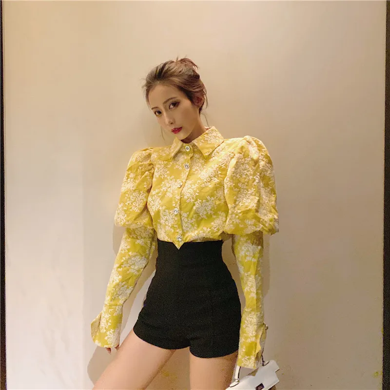 Autumn New Style Long-sleeved Lapel All-match Shirt Design Niche Puff Sleeve Blouses
Autumn New Style Long-sleeved Lapel All-match Shirt Design Niche Puff Sleeve Blouses