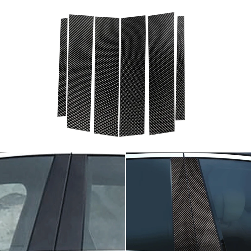 6PCS Car Real Carbon Fiber Window B-pillar Molding Cover Trim For Mercedes Benz GLC Class 2015 2016 2017 2018
6PCS Car Real Carbon Fiber Window B-pillar Molding Cover Trim For Mercedes Benz GLC Class 2015 2016 2017 2018
